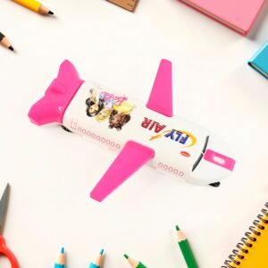 Airplane Pencil Box – LED Light & Sharpener | Deskrova