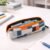 Designer Fabric Zipper Pencil Pouch – Compact & Stylish Organizer