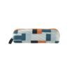 Designer Fabric Zipper Pencil Pouch – Compact & Stylish Organizer