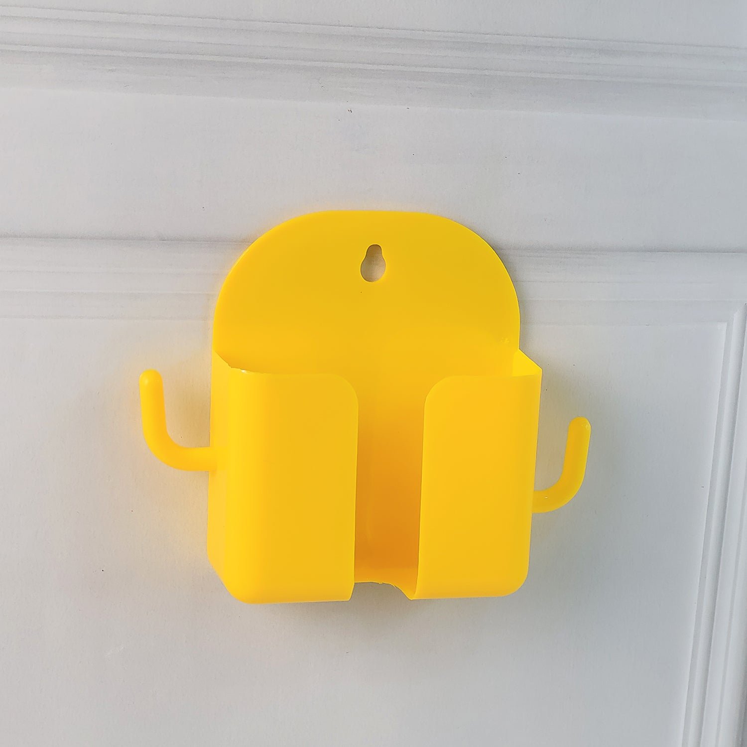 Wall Mount Mobile Phone Holder with Hook – Space Saving Stand