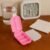 Pink Dual-Sided Pill Organizer – 8-Compartment Portable Case