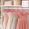 pink-hanger-01.jpg Kids Plastic Clothes Hangers Set of 4 Cute Bow Design Baby Wardrobe (4 Pc Set)