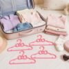 pink-hanger-03.jpg Kids Plastic Clothes Hangers Set of 4 Cute Bow Design Baby Wardrobe (4 Pc Set)