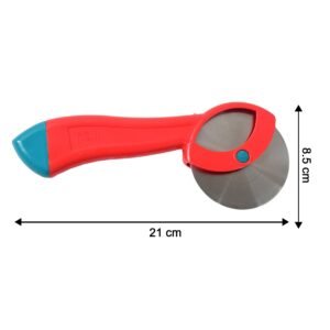 Stainless Steel Pizza Cutter – Ergonomic Grip & Sharp Rotary Blade