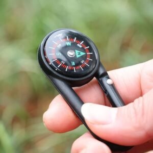 Mini Compass with Clip – Portable Outdoor Gear | Trekola
