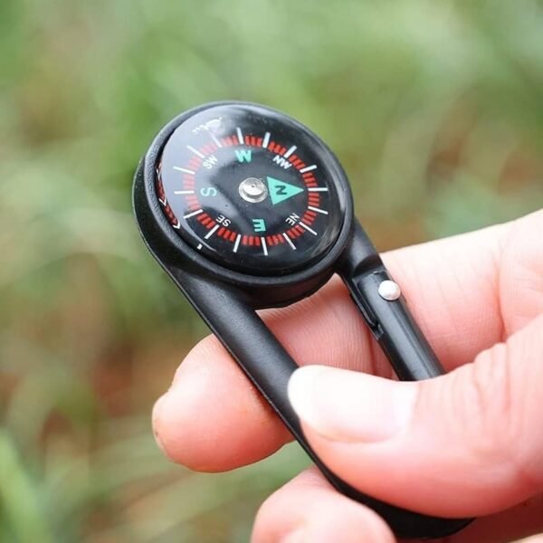 Mini Compass with Clip – Portable Outdoor Gear | Trekola