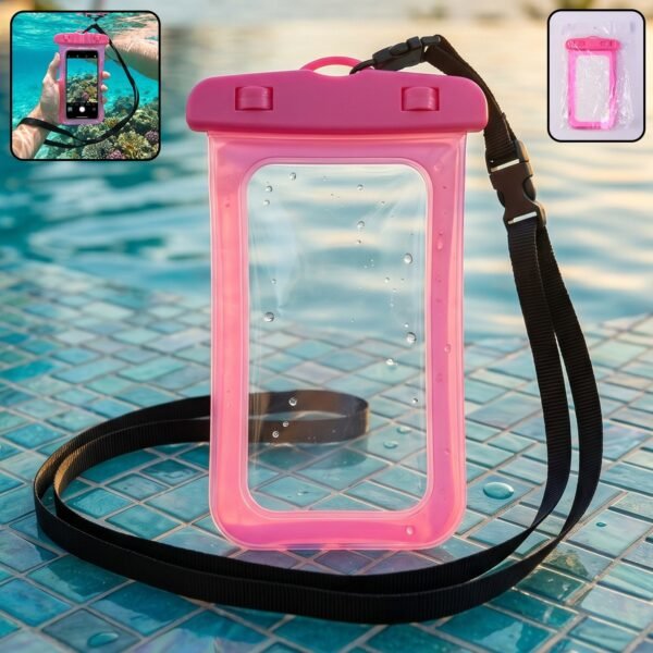 Waterproof Mobile Pouch Cover – Keeps Phones Safe & Dry