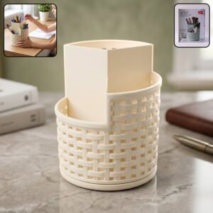 Apex Orbit 360° Rotating Organizer Stand – Durable Plastic Storage Solution