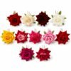 Flower Hair Pin Set – Colourful Floral Accessory (12 Pcs) | Calm & Curl