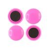 Round Fridge Magnets – Strong Grip, Scratch-Safe Buttons (4 Pcs)