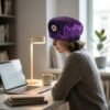 Velvet Boys Cap – Elegant Festive Headwear with Stone Brooch