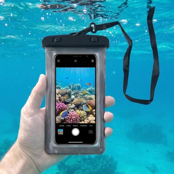Waterproof Mobile Pouch – Secure, Clear Touchscreen Cover for Outdoors