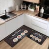 Printed Anti Slip Floor Mat Set – Safe & Decorative for Home