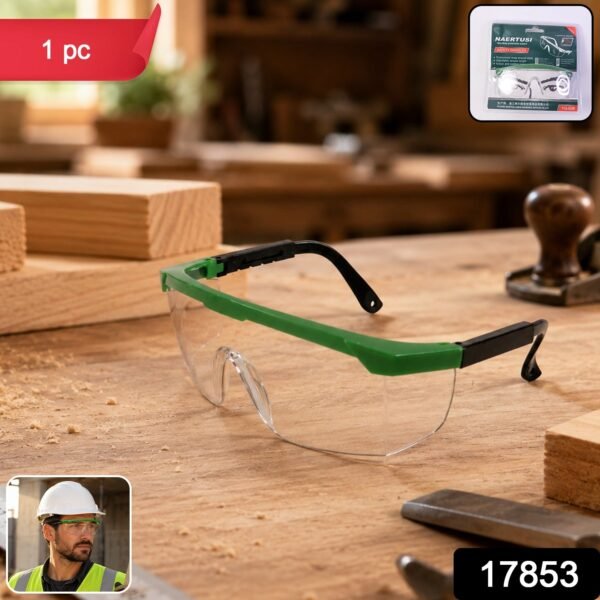 Adjustable Safety Goggles – Impact-Resistant Polycarbonate Lens for Workplace & Outdoor