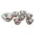 Glass Dessert Bowl Set – 7 Pc Rose Design | Serve Stellar