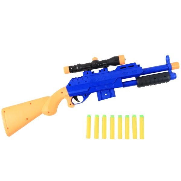 Shot Air Gun Toy with Scope – Safe Foam Bullet Blaster for Kids