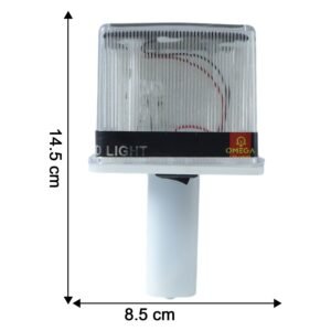 Solar Warning Light – Bright, Eco-Friendly Outdoor Safety Signal