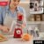 Manual Rotary Drum Grater and Slicer, Stainless Steel 3 Drum Vegetable Cutter (1 Set)