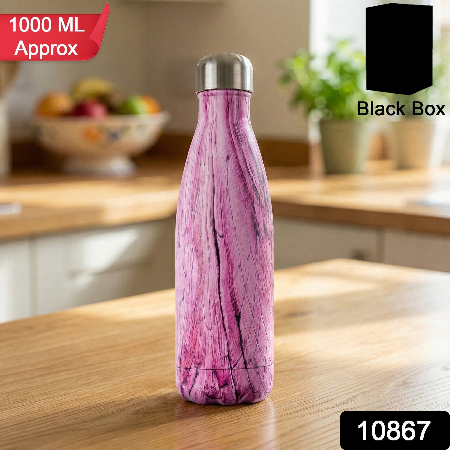 Insulated Stainless Steel Water Bottle – Leak-Proof & Stylish 1000ml