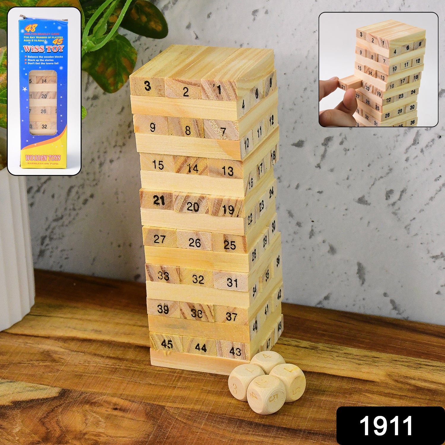 Wooden Stacking Game – Tumbling Tower Fun for Kids | BlissDolly