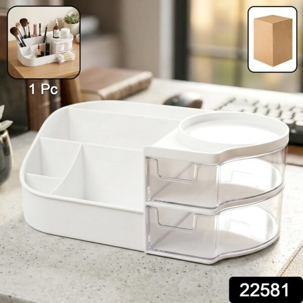 Multipurpose Makeup Organizer – Space-Saving Storage with Drawers