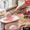 sku_0ae07a4e-9a89-498d-be6f-11b8c542ac95 Stainless Steel Trigger Release Ice Cream Scoop Cookie Dough Scoope...