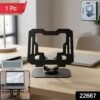 Premium Adjustable Foldable Metal Tablet Stand – 360° Rotating & Ergonomic