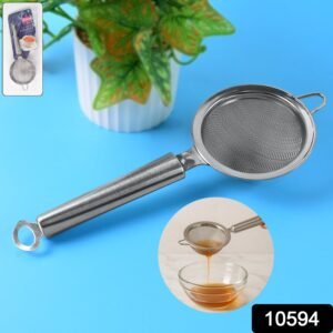 Stainless Steel Mesh Strainer – Fine Mesh & Heat-Resistant Handle