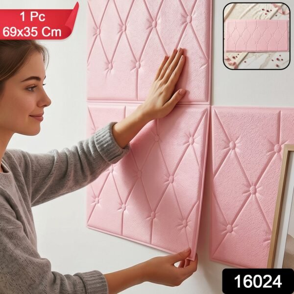 Self Adhesive 3D Foam Wall Panel, Easy DIY Home Decor