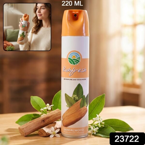 Sandalwood Air Freshener Spray – Long Lasting Fragrance for Homes & Offices