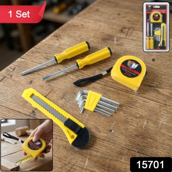 Compact TianMu Tool Set – Essential 9-Piece Repair Kit for Home