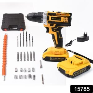 Cordless Drill Set – 21V Lithium Double Battery Kit | PowerXpert