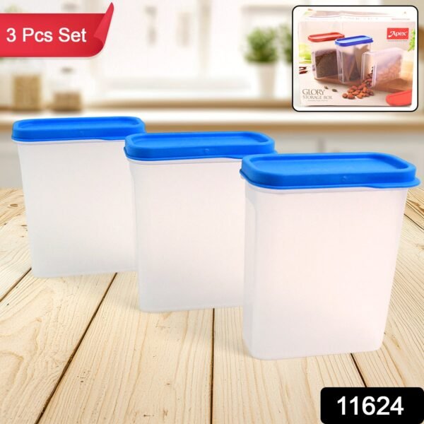 Food Storage Containers – 3-Piece Airtight BPA-Free Set