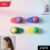 Snap Hair Clip Set – Decorative Rounded Accents, 4 Pieces