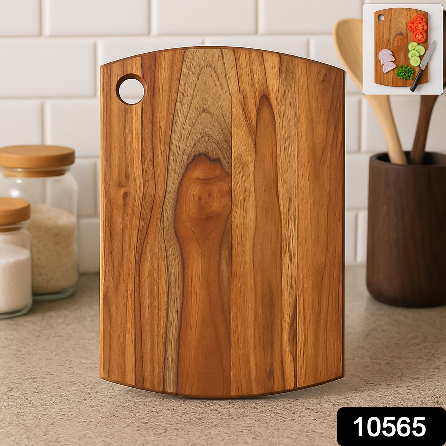 Teak Wood Chopping Board – Durable & Heavy Duty Kitchen Essential