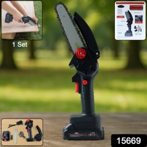 Mini Electric Chainsaw – Cordless Rechargeable Handheld Cutter