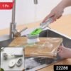 sku_3e783d12-645b-4638-9147-8a6008ef0269.jpg 3 In 1 Liquid Soap Dispenser Dish Cleaning Brush for Kitchen Sink (1 Pc)