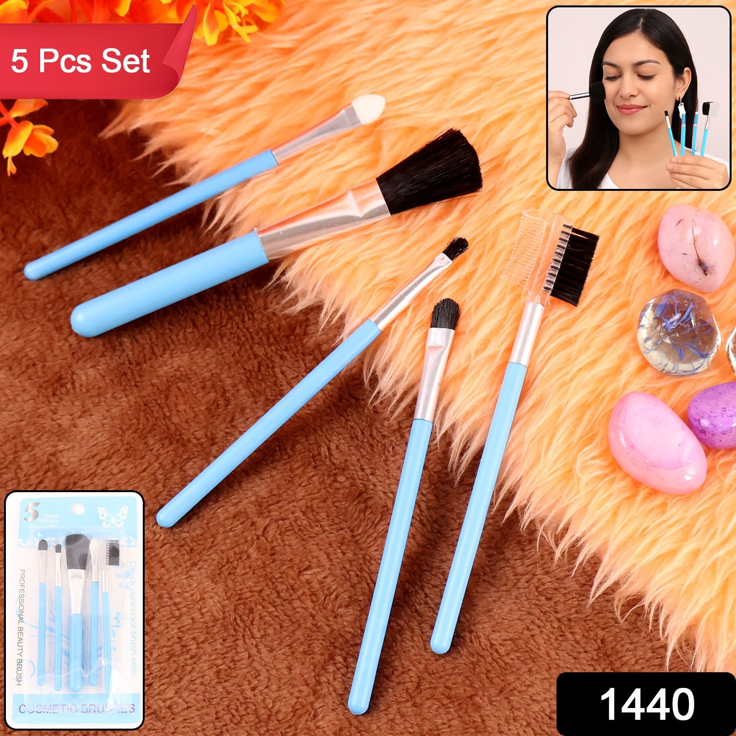 Makeup Brushes Kit – 5-Piece Soft Synthetic Set | BeautyBare