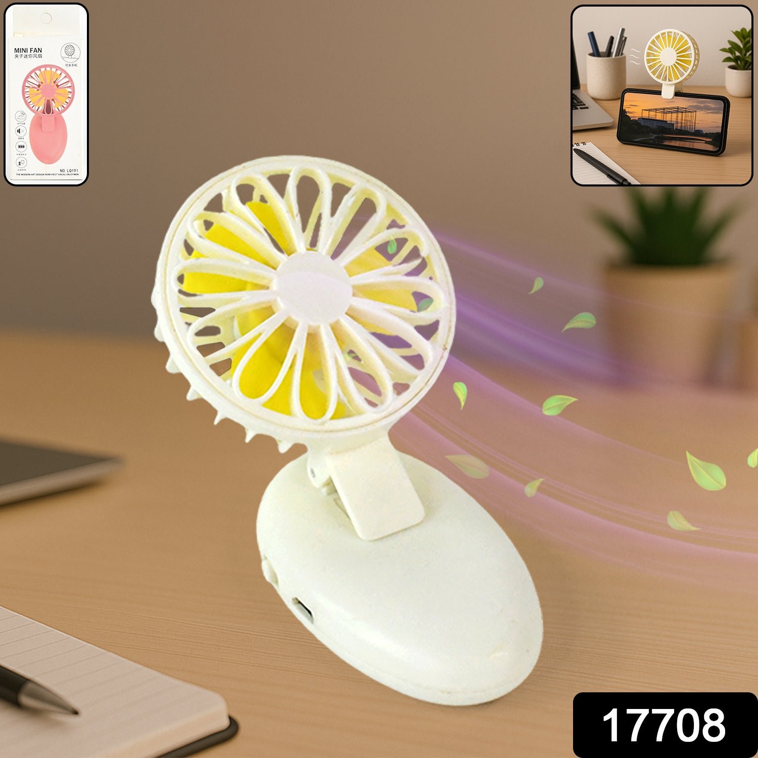 Mini USB Handheld Fan – Portable & Rechargeable Cooling | VoltDesk