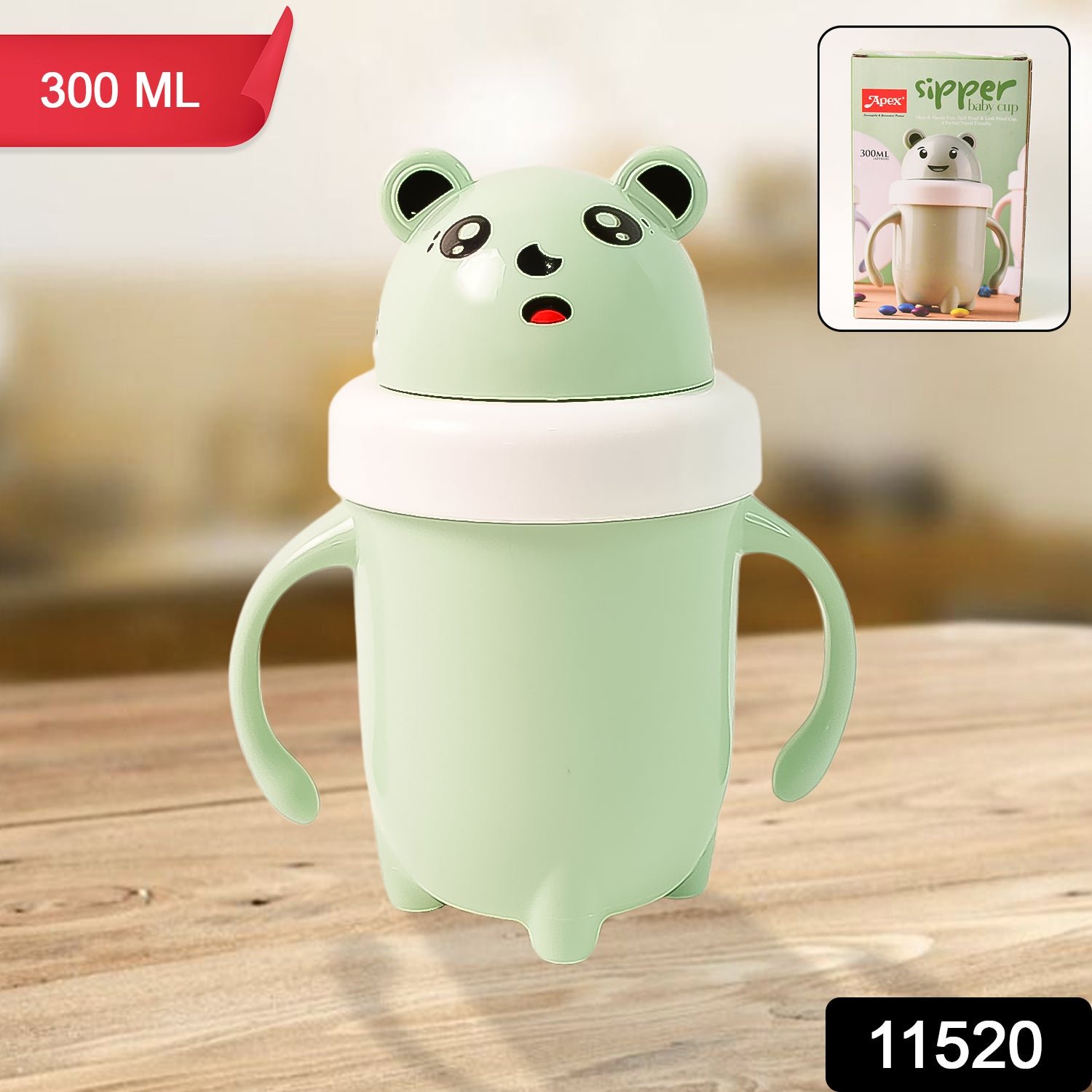 sku_4ec346cf-0812-4306-91bd-47fe186d2768 Sipper Baby Training Cup – Leak & Spill Proof 300ML Handle Design