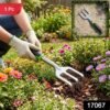 sku_4f9706fd-8692-4367-87dc-dc90af8b6f9f 3 Prong Garden Hand Cultivator Fork Stainless Steel Tool Ergonomic Handle (1 Pc)
