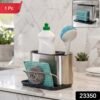 Stainless Steel Sink Caddy Organizer Rack Holder Kitchen Sponge Stand (1 Pc)