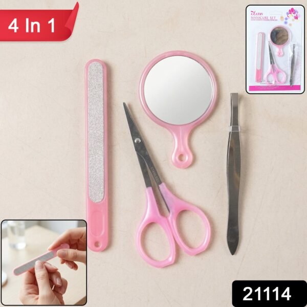 4 in 1 manicure and pedicure kit – Compact & versatile grooming set