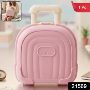 Mini Suitcase Storage Box, Cute & Reusable Travel Organizer