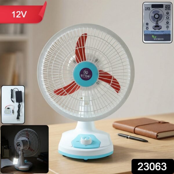 sku_5aa753e7-0b6d-4e5e-8796-00ef1a5c1d71 Rechargeable Table Fan – Portable with LED Light & Dual Power