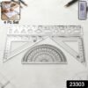 Student Geometry Ruler Set – Accurate 20cm Drawing Tools