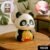 Solar Panda Car Decor – Moving Dashboard Showpiece | Velvet Wheels