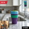 Reusable Colorful Travel Mug – Spill-resistant & Stylish 400 ML