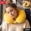 U-Shaped Travel Neck Pillow, Cute Capybara Soft Plush Pillow for Travel (1 Pc)