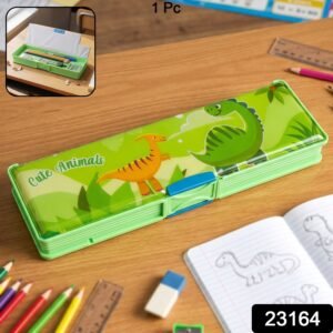 Kids Pencil Compass – Fun Animal Design with Secure Lid